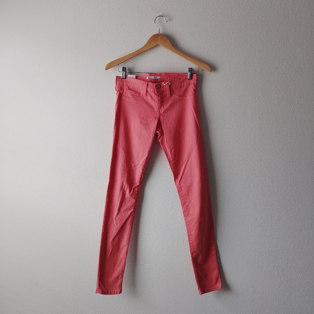 Flying Monkey Coral Pink Skinny Jeans